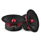 Pro Audio Loudspeakers Package - Pair 6.5' Speakers + Pair of Tweeters - side view | Silarius