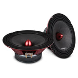 Pro Audio Loudspeakers & Tweeters Package - Pair PRO-X8.4BM + Pair of PRO-TW1X/BK - side view | Silarius