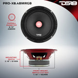 PRO-X 8' Mid-Range Loudspeaker with RGB Light Bullet 275 Watts Rms 4-Ohm - detail view | Silarius