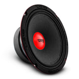 PRO-X 8' Mid-Range Loudspeaker with RGB Light Dust Cap 275 Watts Rms 4-Ohm - front view | Silarius