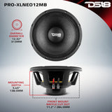 PRO 12" Neodymium Mid-Bass Loudspeaker 1000 Watts Rms 8-Ohm - detail view | Silarius