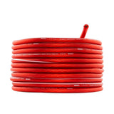 4-GA Ultra Flex Power Wire 5ft Black And 20ft Red - side view | Silarius