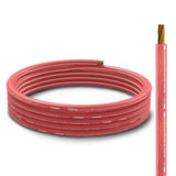 8-GA Ultra Flex OFC Ground Power Cable 5 Ft Black and 20 Ft Red Kit - side view | Silarius