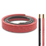 4-GA Ultra Flex Power Wire 5ft Black And 20ft Red - front view | Silarius