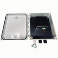 KBC Networks PWB-H2-G1 NEMA 4X Enclosure Power Kit with Integrated Hardened 200W Power Supply and 2-Port Industrial Unmanaged Gigabit HPoE Switch, Pole Mount