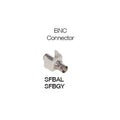 Hubbell SFBGY Snap-Fit BNC Connector, Pass-Through, F/F Coupler, 75 Ohms, Nickel Finish, Gray