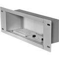 Peerless-AV Recessed Cable Management and Power Storage Accessory Box with Surge Protected