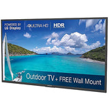 Peerless-AV NT653 65" Neptune Partial Sun Series 4K HDR Outdoor Smart TV and Outdoor Tilting Wall Mount