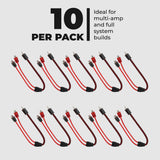 Level 2 RCA 100% OFC Y Connector – 1 Male / 2 Female (10-Pack)