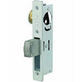 Adams Rite MS1850S-310-628 MS1850S Series MS Deadlock with Straight Bolt, 1-1/8" Backset, Flat Faceplate, Non-Handed, Clear Anodized