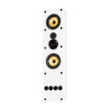 Induction Dynamics S1.8TIW-CUSTOM Single Tall In-Wall Bookshelf Speaker, Custom Finish