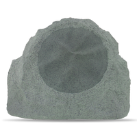 TruAudio RK-8-GY 2 Way Outdoor Rock-Shaped Speaker, 8" Poly Woofer, 1" Titanium Tweeter, Gray. 5-150 Watts, 8 Ohms