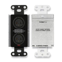 RDL DB-TPSM2A Active Two-Pair Sender, Dual Microphone Preamplifier, Twisted Pair Format-A
