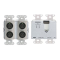 RDL DDS-RN40 Wall-Mounted Bi-Directional Mic/Line Dante Interface 4x2