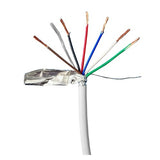 ADI PRO RN-80SR110 18/6 Stranded Plenum Shielded Cable, CL3P, Wooden Reel 1000', Off White