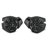 Polaris RZR Front Kick Panel Pods with 6.5" Active Speakers and Bluetooth - front view | Silarius