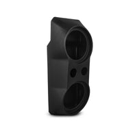 Polaris RZR Waterfall Center Console 2 X 6.5' Speakers & 2 X 2.2' Bullet Tweeter Empty Enclosure - front view | Silarius