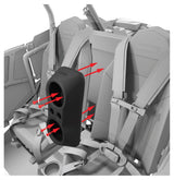 Polaris RZR Waterfall Center Console 2 X 6.5' Speakers & 2 X 2.2' Bullet Tweeter Empty Enclosure - side view | Silarius