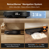 Roborock Qrevo Edge 2 - 25,000 Pa HyperForce Suction & Dual Anti-Tangle System - detail view | Silarius