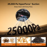 Roborock Qrevo Edge 2 - 25,000 Pa HyperForce Suction & Dual Anti-Tangle System - side view | Silarius