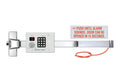 SDC S6103FU36DESEK S6000 Series Rim Mount Fire Exit Device with Delayed Egress for 36" Doors, Stainless Steel