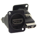 Switchcraft EHHD192BPKG EH Series HDMI-Style Feedthru Connector, Black