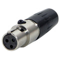 Switchcraft TA3FLX MINIXLR 3-Pin Cable Mount Female Connector