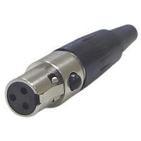 Switchcraft TA3F MINIXLR 3-Pin Cable Mount Female Connector