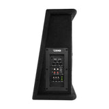 12' Loaded Amplified Shallow Subwoofer Enclosure 350 Watts Rms - detail view | Silarius
