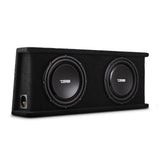 12" Loaded Shallow Subwoofer Enclosure 700 Watts Rms @ 1 ohm - front view | Silarius