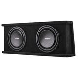 12" Loaded Shallow Subwoofer Enclosure 700 Watts Rms @ 1 ohm - rear view | Silarius