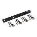 Shure UA440 Front Mount Antenna Rack Kit with 4 2' BNC-BNC Coaxial Cables and 4-Bulkhead Adapters