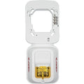 System Sensor SEP-SPSWL L-Series Alert, Amber Lens, White Strobe and Speaker Strobe Expander Plate (Full Candela Range) Back Box Skirt