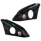Polaris Slingshot Arm Rest Empty Enclosure With Digital Led Lights fits 2 x 6.5" Speakers | 2015 - Current