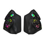 Polaris Slingshot Dual Front Fender 8' Loaded Speaker Pods with Digital LED Lighting - detail view | Silarius