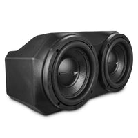 Polaris Slingshot Under Dash Enclosure with Dual ZR6.4D Subwoofers | 2020 - Current - front view | Silarius