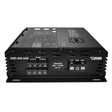SMD 4-Channel Class AB Amplifier with VM-1 Voltmeter and Digital LED Lights 4 x 200W at 2-ohm - S... - detail view | Silarius