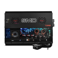 SMD Monoblock Amplifier with VM-1 Voltmeter and Digital LED Lights 3000W RMS at 1-ohm - Steve Mead... - front view | Silarius