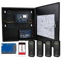 Speco ACKITM1 4-Door Access Control Kit with Bluetooth Mobile Reader and Credentials, Black