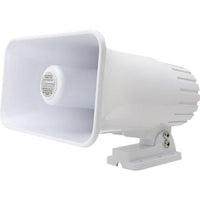 Speco SPC15RP 8" Weatherproof PA Speaker, Ohm, White