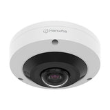 Hanwha HCF-8011RV HD+ Series 5MP IR Wisenet HD+ Outdoor Fisheye Camera, 1.16mm Fixed Lens