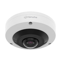 Hanwha HCF-8011RV HD+ Series 5MP IR Wisenet HD+ Outdoor Fisheye Camera, 1.16mm Fixed Lens