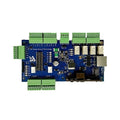 Hanwha NOP-RI2MS OnCAFE Reader Expansion Panel, (2) Wiegand / OSDP Reader Ports, (6) High Precision Supervised Alarm Inputs, (2) Unsupervised Dedicated Inputs, (4) Form-C Relay Outputs