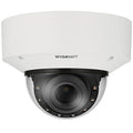 Hanwha XNV-C7083R Series 4MP Outdoor IR Vandal Dome IP Camera, 2.8-12mm Motorized Varifocal Lens, White
