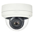 Hanwha XNV-6120R/KME Series 2MP Vandal Resistant IR Dome IP Camera, 12x Optical Zoom Lens, Ivory, TAA Compliant