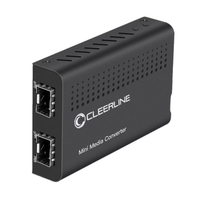Cleerline SSF-SFP-SFP-CON-EU 1 x SFP to 1 x SFP Gb Ethernet Fiber Optic Media Converter
