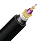 Cleerline 6ACS9125OS2PE SSF 6 Strand OS2, Armored Direct Burial Micro Distribution Loose Tube, PE/OSP/Burial - 1000ft Spool