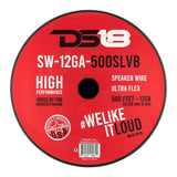 12-GA Speaker Wire 500 Feet -Silver and Black - detail view | Silarius