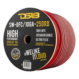 10-GA OFC 100% Copper Speaker Wire 250 Feet - front view | Silarius