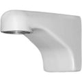 Pelco SWM-SR Wall Mount with Cable Feedthrough, Light Gray